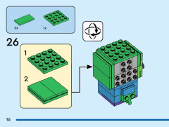LEGO 40626 instructions page 16 – build guide