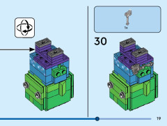 LEGO 40626 instructions page 19 – build guide