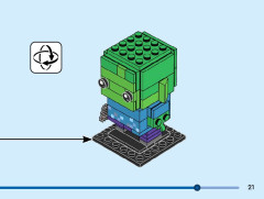 LEGO 40626 instructions page 21 – build guide