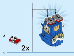 LEGO 40627 instructions page 40 – build guide