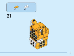 LEGO 40628 instructions page 17 – build guide