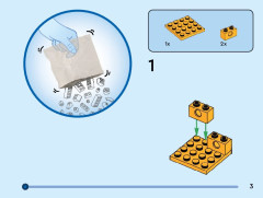 LEGO 40628 instructions page 3 – build guide
