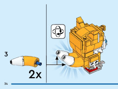 LEGO 40628 instructions page 34 – build guide