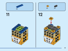 LEGO 40628 instructions page 9 – build guide