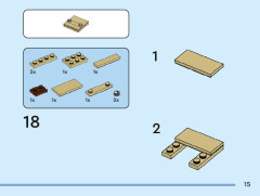 LEGO 40630 instructions page 15 – build guide