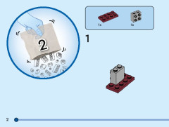 LEGO 40630 instructions page 2 – build guide