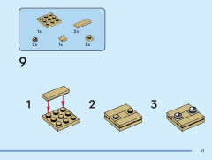 LEGO 40630 instructions page 11 – build guide
