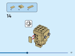 LEGO 40630 instructions page 17 – build guide