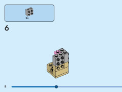 LEGO 40630 instructions page 8 – build guide