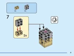 LEGO 40630 instructions page 9 – build guide