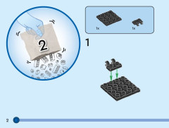LEGO 40631 instructions page 2 – build guide