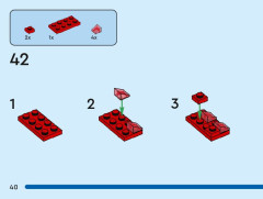 LEGO 40631 instructions page 40 – build guide