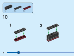 LEGO 40631 instructions page 8 – build guide