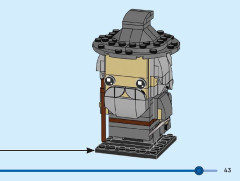 LEGO 40631 instructions page 43 – build guide