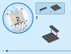 LEGO 40632 instructions page 2 – build guide