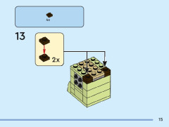LEGO 40632 instructions page 15 – build guide