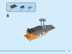 LEGO 40639 instructions page 9 – build guide