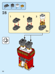 LEGO 40640 instructions page 22 – build guide