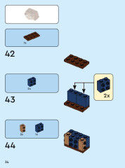 LEGO 40640 instructions page 34 – build guide