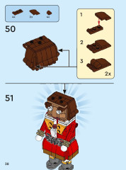 LEGO 40640 instructions page 38 – build guide