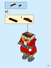 LEGO 40640 instructions page 43 – build guide