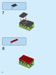 LEGO 40640 instructions page 8 – build guide