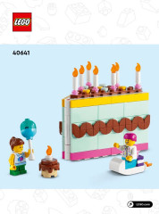 LEGO 40641 instructions page 1 – build guide