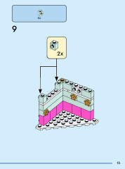 LEGO 40641 instructions page 15 – build guide