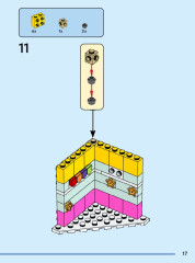 LEGO 40641 instructions page 17 – build guide