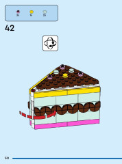LEGO 40641 instructions page 50 – build guide