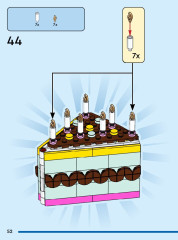 LEGO 40641 instructions page 52 – build guide