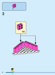 LEGO 40641 instructions page 8 – build guide