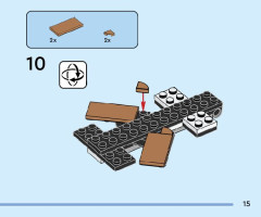 LEGO 40642 instructions page 15 – build guide