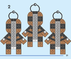 LEGO 40642 instructions page 21 – build guide