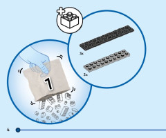 LEGO 40642 instructions page 4 – build guide