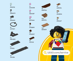 LEGO 40642 instructions page 43 – build guide