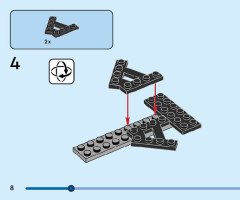 LEGO 40642 instructions page 8 – build guide