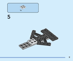 LEGO 40642 instructions page 9 – build guide