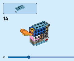 LEGO 40644 instructions page 18 – build guide