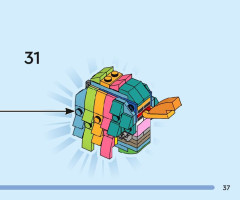 LEGO 40644 instructions page 37 – build guide