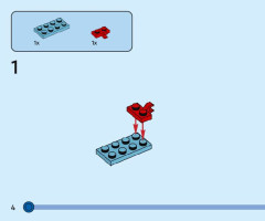 LEGO 40644 instructions page 4 – build guide