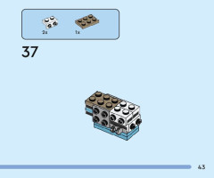 LEGO 40644 instructions page 43 – build guide