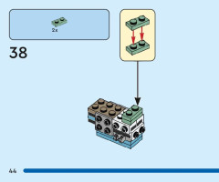LEGO 40644 instructions page 44 – build guide