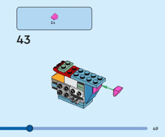 LEGO 40644 instructions page 49 – build guide