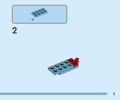 LEGO 40644 instructions page 5 – build guide