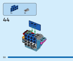 LEGO 40644 instructions page 50 – build guide