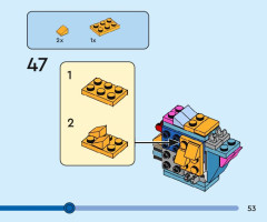 LEGO 40644 instructions page 53 – build guide