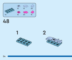 LEGO 40644 instructions page 54 – build guide