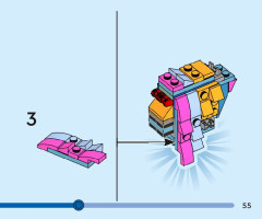 LEGO 40644 instructions page 55 – build guide