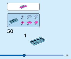 LEGO 40644 instructions page 57 – build guide